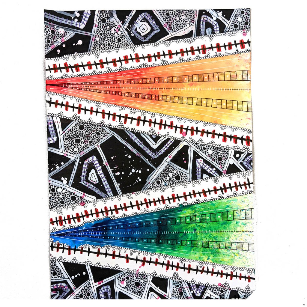 Abstract art piece by Michelle Still Art 