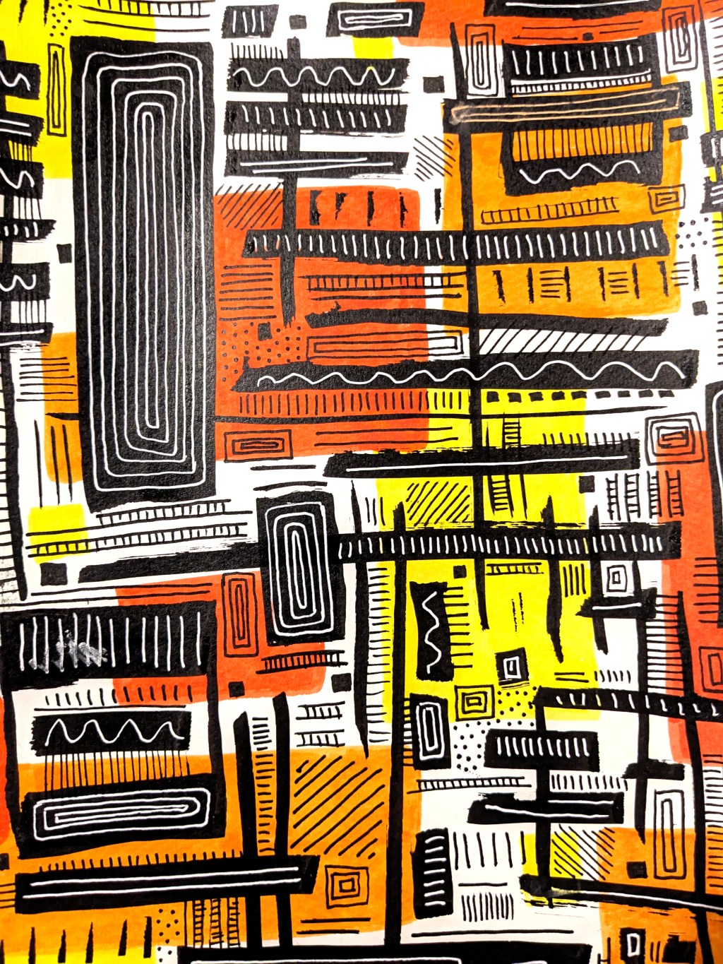 Using felt pens out of&nbsp;desperation