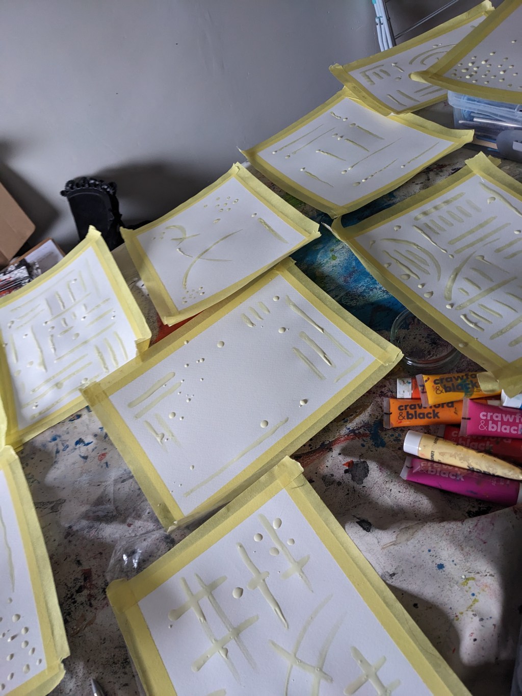 Peelings! Playing with Latex and&nbsp;paint