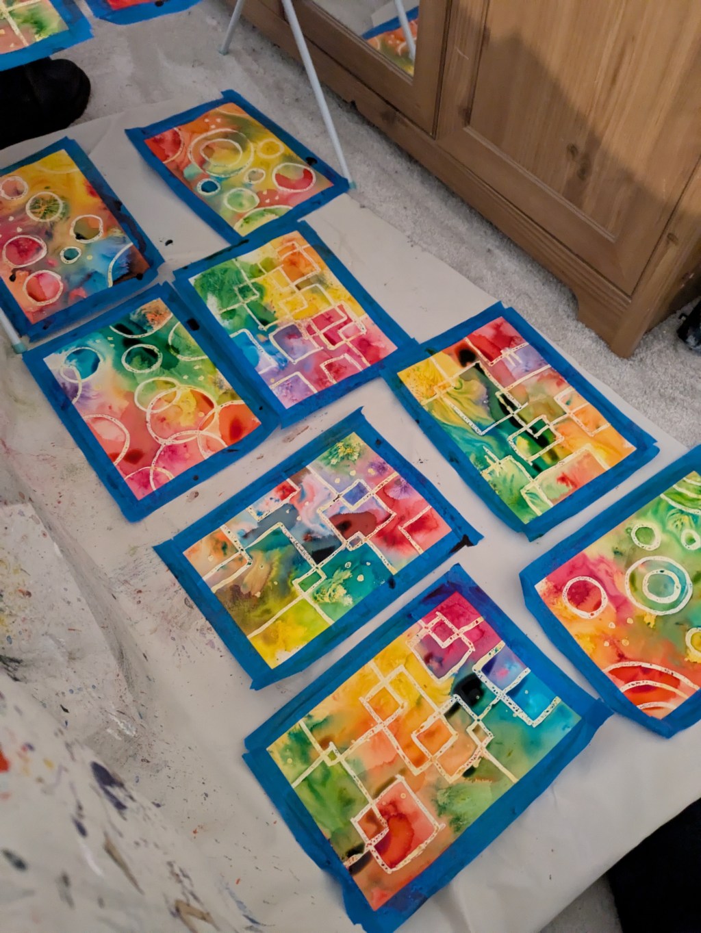 Watercolour Experimenting with Brusho&nbsp;Paints